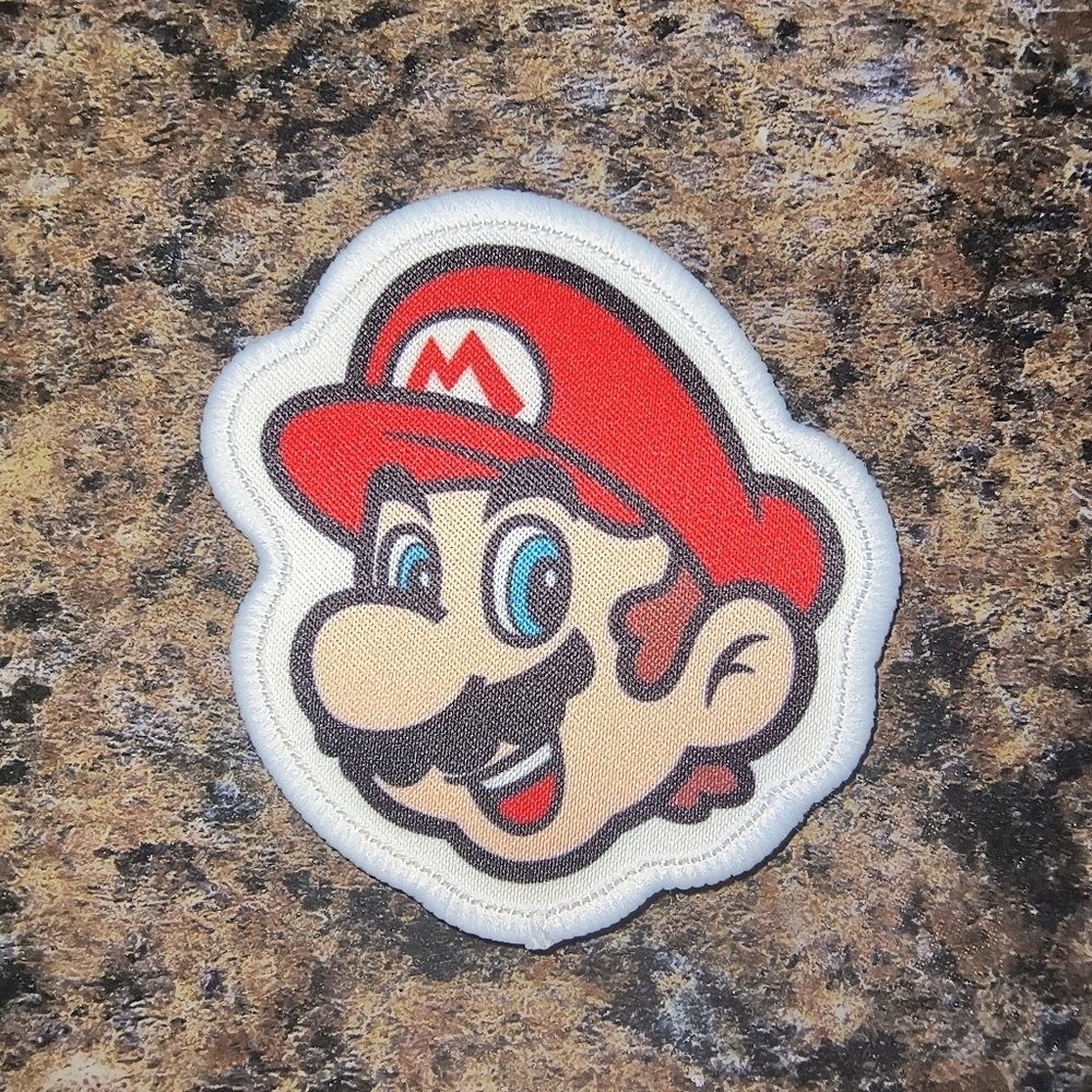 Nintendo Mario Red and White Patch